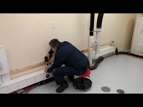 Dust collector automatic system (Part 10 = Installation of servo on ducts)