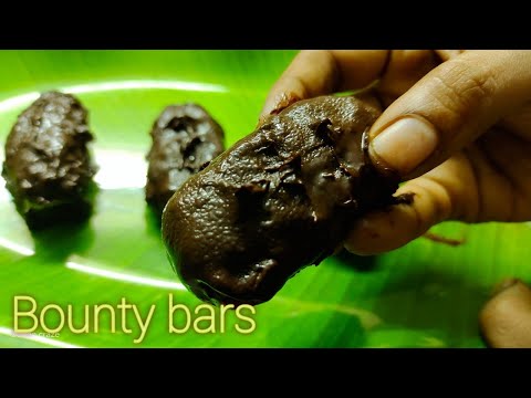 Bounty bars without milkmaid|homemade coconut chocolate bars