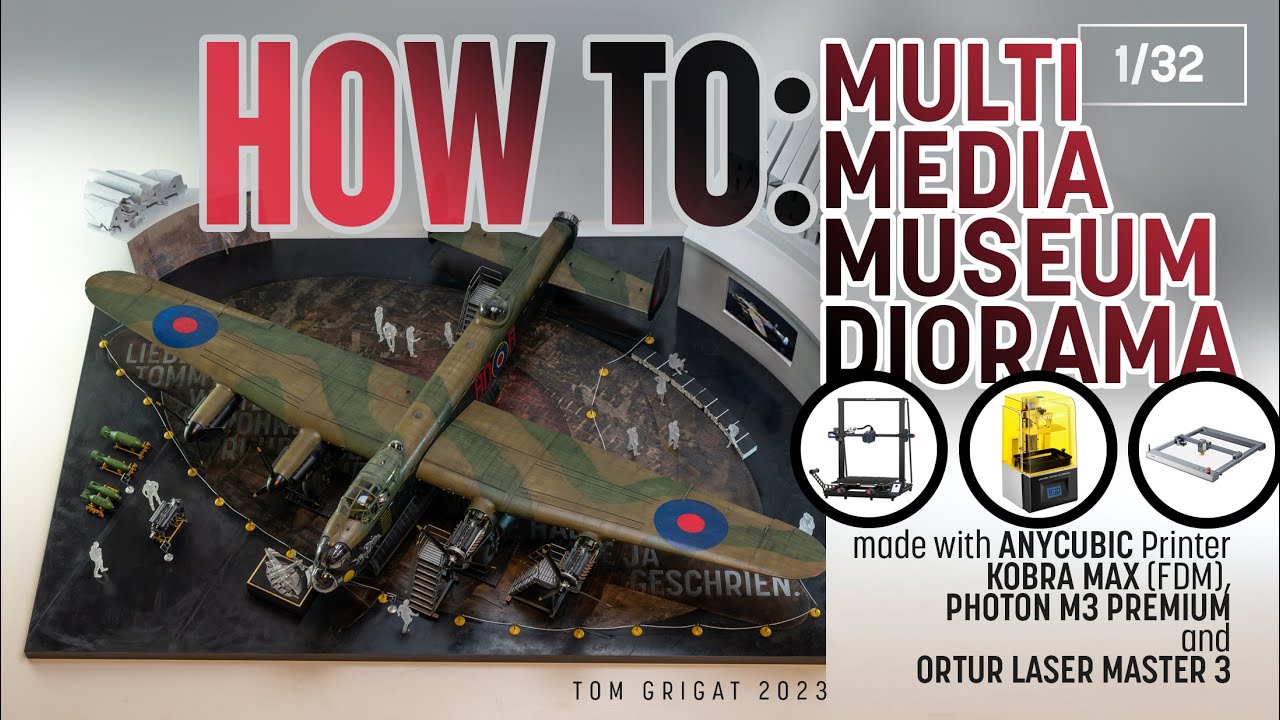 Transforming a Model into History: building a Museum Diorama with two 3D ANYCUBICs and a Laser.