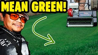 Lawn is starting to shine! I Can't believe it! Greens Is looking too dang good 😩🤙🏾
