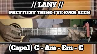 Download lagu PRETTIEST THING I'VE EVER SEEN // LANY // SIMPLE EASY INTRO TUTORIAL GUITAR CHORDS mp3