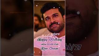 Happy Birthday Ram Charan 💐💐💐#whatsappstatus#ramcharanwhatsappstatus#Ram Charan Birthday Status