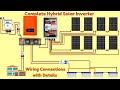 Complete Hybrid Solar Inverter Wiring Installation How To Install At Home
