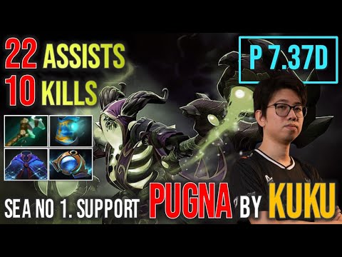 No 1 Support SEA Kuku Support Pugna 10 Kills 22 Assists #gameplay4k #patch737d #fullgame #dota2