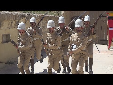 British infantry drill - Victorian style