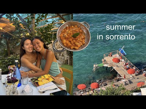 catching the end of summer in sorrento