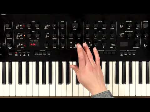 Korg Prologue Overview Tutorial Part 3  Filter
