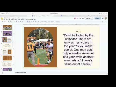 CFOA - Girls Flag Training - 3.19.25