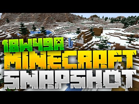 I NUOVI VILLAGGI PIÙ BELLI DI SEMPRE - Minecraft Snapshot 18w49a