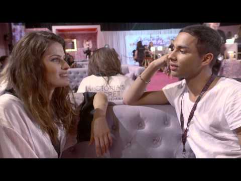 Victoria's Secret: Olivier Rousteing meets Isabeli Fontana
