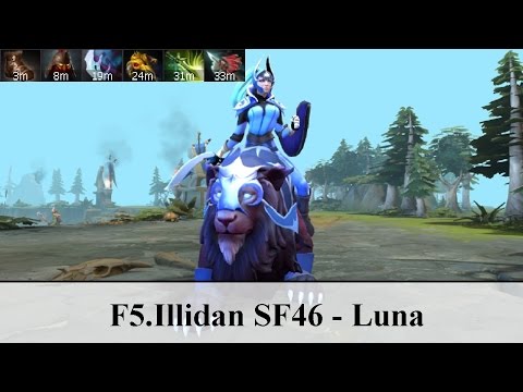 F5.Illidan SF46 - Luna | Dota 2 mmr Ranked gameplay