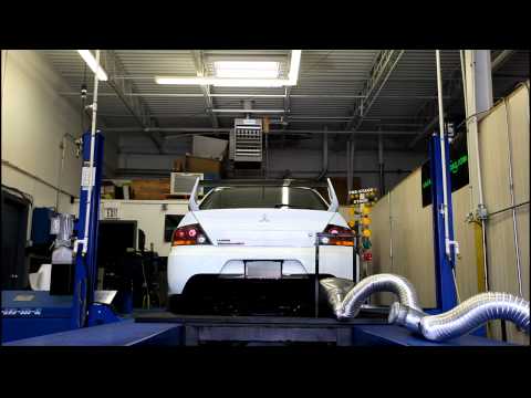 Evo IX with CBRD BBK Full dyno run through the gear