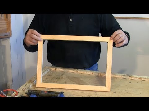 Making Picture Frames with a Sliding Mitre Saw - A woodworkweb.com woodworking video Video