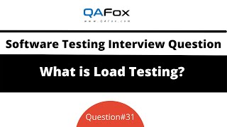What is Load Testing?  (Software Testing Interview Question #31)