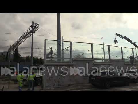 Deraglia carro merci a Firenze nella stazione Castello