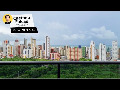 Apartamento em Miramar, andar alto, 3 suítes, com 90m², prédio alto padrão, posição nascente