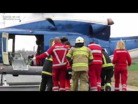 Delovna nesreča na cesti Križevci - Veržej