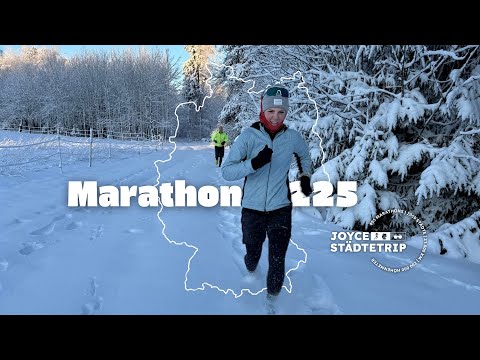 Marathon Nr. 225 von Joyce Städtetrip – -14 °C, knietiefer Schnee & starke Begleitung