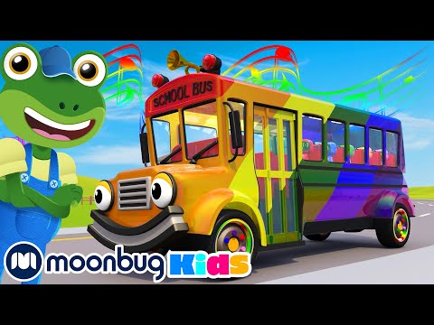 Wheels On The Bus Party Megamix!! | Gecko's Garage Songs | Children's Music | Vehicles For Kids!