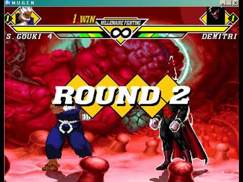 A.Gouki vs Demitri - Mugen