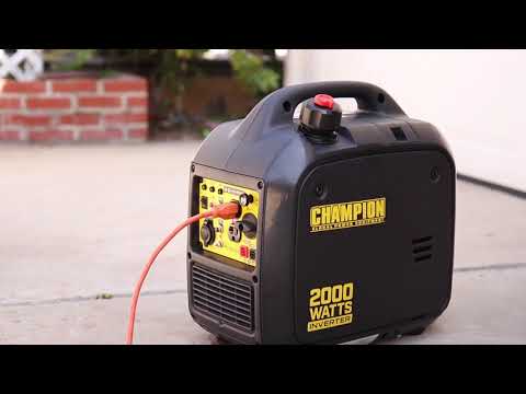 Champion 2000-Watt Ultralight Portable Inverter Generator (Mod. 100478)