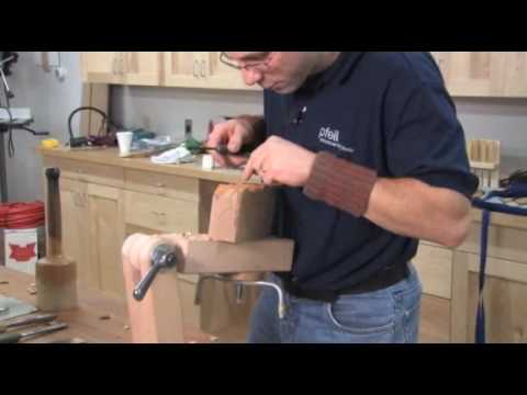 Reto Odermatt Carving a Modern Swiss Alps Demo Piece - Presented by Woodcraft & Pfeil