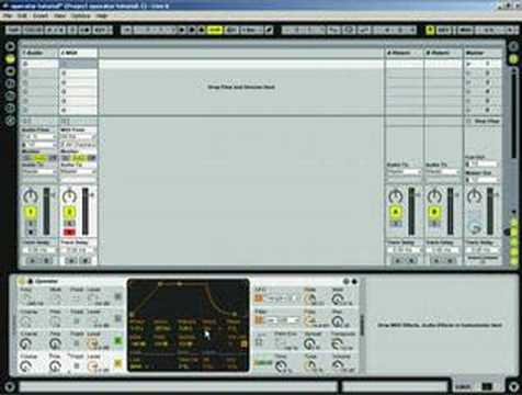 Ableton Live Tutorial - operator part 2