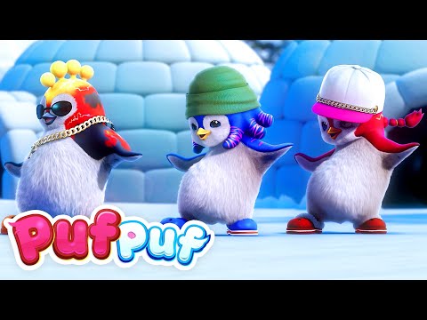 🐧🎶 Pinguinii au o fermă - O oră de veselie cu cele mai ritmate cântece pentru copii PufPuf! 🐥✨