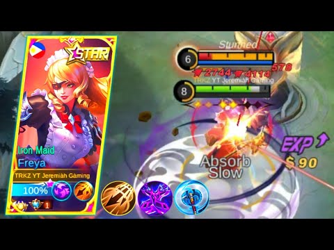 FREYA ABNORMAL DAMAGE🔥 | MYTHIC GLORY GAMEPLAY | FREYA BEST BUILD 2022 | MUST WATCH | MLBB✓