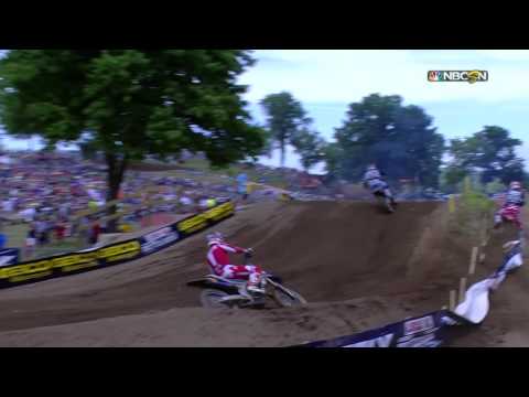 RedBud 250 Moto 2: McElrath goes off track