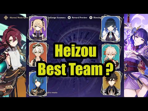 Heizou C0 Taser & Raiden C0 Catch R5 Spiral abyss 2.7 floor 12 Genshin Impact