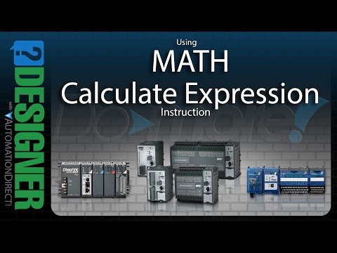 BRX Do-more Designer Using the MATH Instruction from AutomationDirect