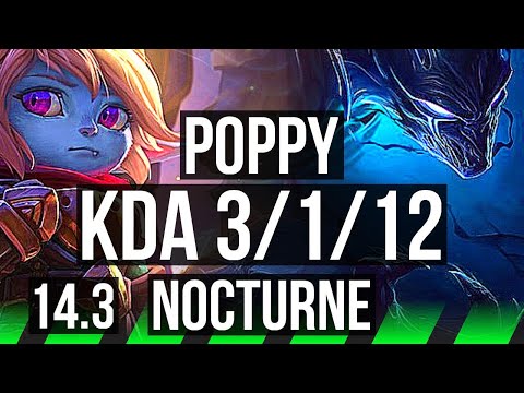 POPPY vs NOCTURNE (JNG) | 3/1/12, 500+ games | NA Grandmaster | 14.3