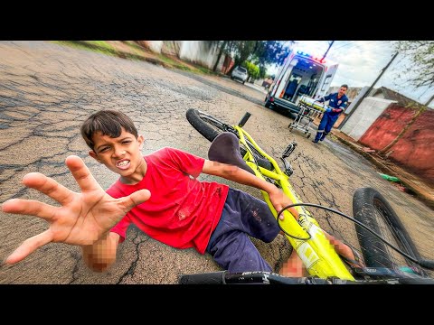 🚨 DEU RUIM! Yago caiu testando a NOVA BIKE de grau!