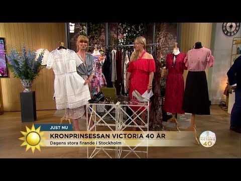 Kronprinsessans klänningar genom åren - Nyhetsmorgon (TV4)