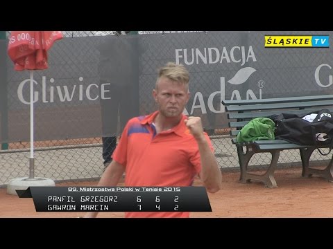 Półfinał Mistrzostw Polski 2015: Grzegorz Panfil - Marcin Gawron 6:7; 6:4; 6:2