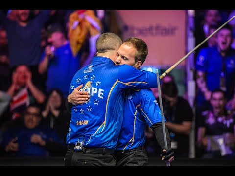 Albin Ouschan/Jayson Shaw vs Rodney Morris/Skyler Woodward | 2016 Mosconi Cup