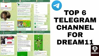 Top 6 channel in telegram for dream11 anurag dwivedi,fantasy cricket guru, top channel for dream11