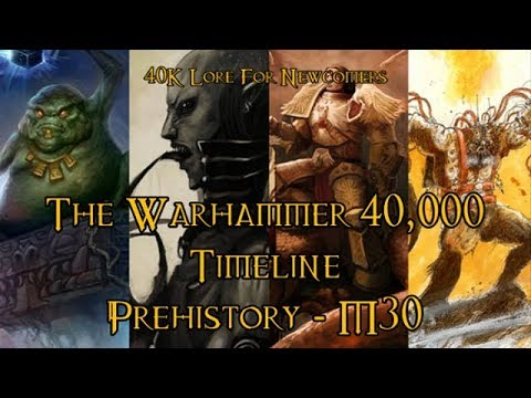 40K Lore For Newcomers - The Warhammer 40,000 Timeline: Prehistory - M30 - 40K Theories