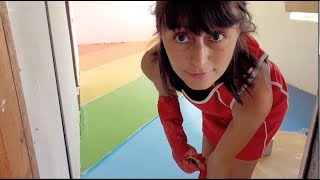 РАДУЖНЫЙ ПОЛ СВОИМИ РУКАМИ// СПАЛЬНЯ ДОЧКИ, КАК ЭТО БЫЛО // Ах - жизнь!