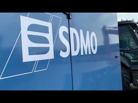 YEAR 2006 SDMO V375K VOLVO 375 kva Silenced Diesel Set ONLY 126 hours