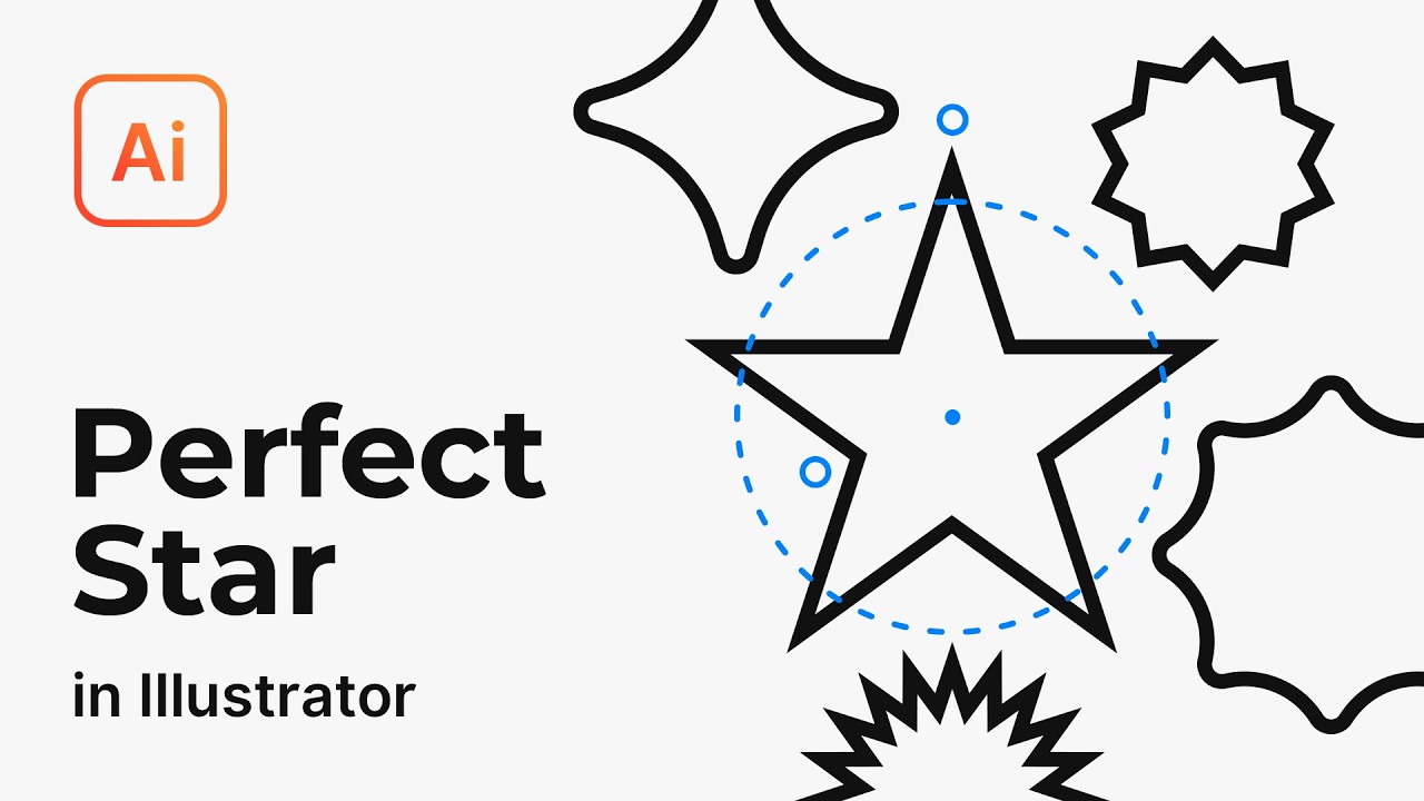How to draw a perfect star in Illustrator