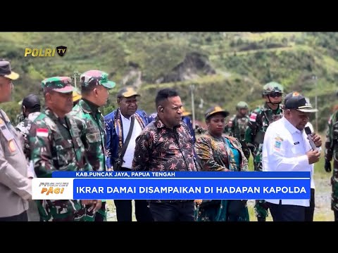 KAPOLDA PAPUA TENGAH MEDIASI KEDUA KUBU CALON BUPATI