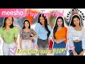 Huge Meesho Tops Haul Under 300 Meesho Summer Tops Meeshohaul Meeshotophaul