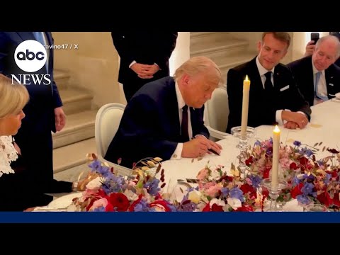 Trump signs memorandum with Iran while dining at Versailles: White House