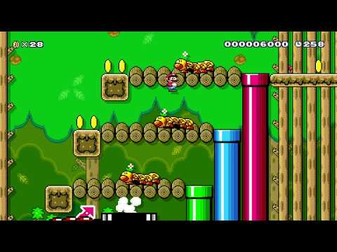 Super Mario Maker 2 🔧 Wiggler Woods 🔧 by Quiny