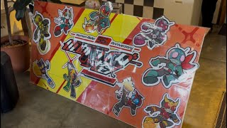 マテラの森と仮面ライダー生誕55周年記念とコラボした仮面ライダーVS怪人のカフェに行ってみた‼️