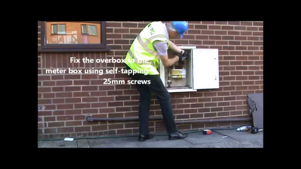 Watch video Repairing a damaged Meter Box Now Repairing a damaged Meter Box