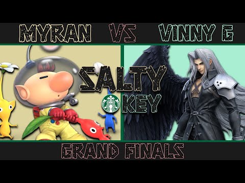 Myran (Olimar) vs Vinny G (Sephiroth, Kazuya) - Grand Finals - Salty Key #212 - SSB Ultimate