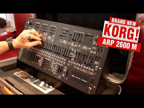 ARP 2600 M Semi-Modular Synthesizer made by Korg * vintage style reissue synth that delivers the authentic sounds of the seventies * this is a really great synth...you will love it * comes with a Korg keyboard and a fine trolley case * image 20